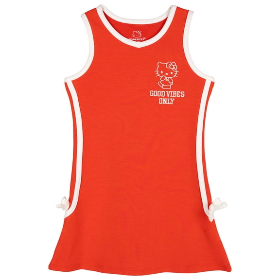 Hello Kitty Little Girls' Athletic Sleeveless Dress Red