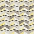 thumbnail image 5 of SAFAVIEH Studio Leather Xzavier Geometric Runner Rug, Ivory/Yellow, 2'3" x 7', 5 of 6