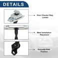 thumbnail image 4 of Correa de Verificación de Puerta Frontal Derecho No.6861002061/924938 para Toyota Corolla 2003-2008 y Toyota Matrix 2003-2008, Limitador de Bisagra de Puerta 1 Pc, 4 of 6