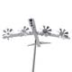 thumbnail image 4 of Decoración de jardín, escultura de avión impulsada por el viento para exhibición dinámica Molino de viento de acero inoxidable, 4 of 8