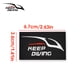 thumbnail image 5 of Inteprter Keep Diving 3 Piezas Hierro en Parches Parche Pesca Submarina Bordado Pegatina Buzo Kit de Reparación con Adhesivo 3 Piezas Negro 3 piezas negro 5Conjunto, 5 of 6