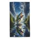 thumbnail image 1 of Balery Largemouth Bass Jumping Out of The Water Toalla de Microfibra Premium con Estampado – 27.5x16 pulgadas, Alta Absorción, Suave y Aterciopelada, Secado Rápido, 1 of 6