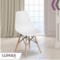 thumbnail image 3 of Silla Tipo Eames De Comedor Lumax Asiento Pp Modernas Blanco, 3 of 7