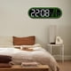 thumbnail image 4 of Reloj de pared digital, reloj de mesa, despertador, visualización de fecha/día/noche, ajustable Luz verde, 4 of 6