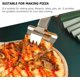 thumbnail image 3 of Espátula Para Pizza De Acero Inoxidable Con Mango Ergonómico Resistente Al Calor Para Hornear Pasteles Pizzerías Y Restaurantes 11.22X3.74X2.36In, 3 of 4