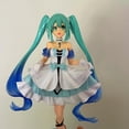 thumbnail image 3 of Figura de Hatsune Miku de 20cm, adornos de personajes sexys, falda de princesa blanca, juguete de decoración para niña, regalo de Navidad para chico y adulto, 3 of 4