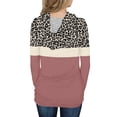 thumbnail image 5 of Sudadera con capucha Onlypuff Cute Leopard para mujer rosa XXL, 5 of 5