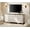 Rustic White, variant on WAMPAT Farmhouse TV Stand for 100 Inch TV, 3-in-1 TV Console Table with Drawers and Ample Storages, Entertainment Center with Charging Station for Living Room, Wash Grey