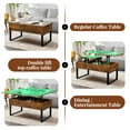 thumbnail image 4 of RichYa Modern Lift Top Coffee Table 3 in 1 Multi-Function for Living Room Rustic Brown, 4 of 10