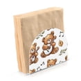 thumbnail image 2 of Teddy Bears Guitas Leaves Music Napkin Holder for Table Clear Napkin Stand Paper Holder Acrylic Organizer Dispenser Napkins for Dinner Kitchen Restaurant Room, 2 of 8