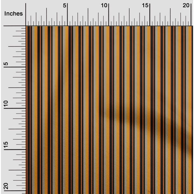 oneOone Velvet Gamboge Yellow Fabric Stripes Sewing Craft Projects Fabric Prints By Yard 58 Inch Wide