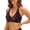 01-Black961, variant on Women's Twist Front Swim Top Halter V Neck Summer Beach Swim Bra