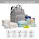 thumbnail image 4 of Labymos Bolsa Mochila Maternidade Impermeável Bebê Menino, 4 of 7