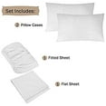 thumbnail image 2 of 500 Thread Count 4 Piece Quality Sheet Set 30 Inch Deep Pocket 100% Egyptian Cotton Color Colclate Stripe Size Twin XL, 2 of 4