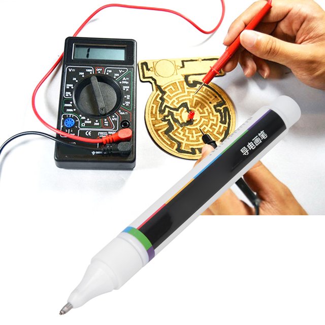 Pluma De Tinta Conductora, Pluma De Pintura Eléctrica Portátil De Amplia Aplicación, Dibujo Libre, Fuerte Liquidez Para Reparación