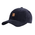 thumbnail image 1 of WITHMOONS Keith Haring Baseball Cap Corduroy Heart Patch Hat CR11285 (Navy), 1 of 5