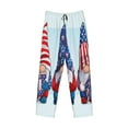 thumbnail image 4 of Balery Cute Gnomes in USA1 print Men's Pajama Pants,Ultra Lightweight Pjs,Lounge Pant-Medium, 4 of 9