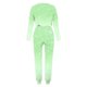 thumbnail image 5 of Puntoco Traje Casual Con Cordón Y Cuello Redondo De Manga Larga Con Estampado Holgado A La Moda Para Mujer Verde Xxl, 5 of 5