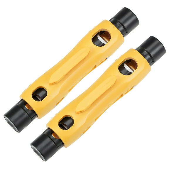 RG6 RG11 Coaxial Cable Stripper Double Ended Coax Stripping Wire Cutter for RG7/11 and RG59/6 or RG6 2pcs