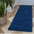 thumbnail image 2 of Ottomanson Non-Slip Rubberback Soft Shag Runner Rug for Hallway and Bathroom, Area Rug for Living Room, Bedroom, Dining Room, 2 of 7