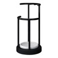 thumbnail image 1 of AMLESO Metal Umbrella Stand Rack Umbrella Organizer Drip Tray Portable Strong Structure White Base, 1 of 8