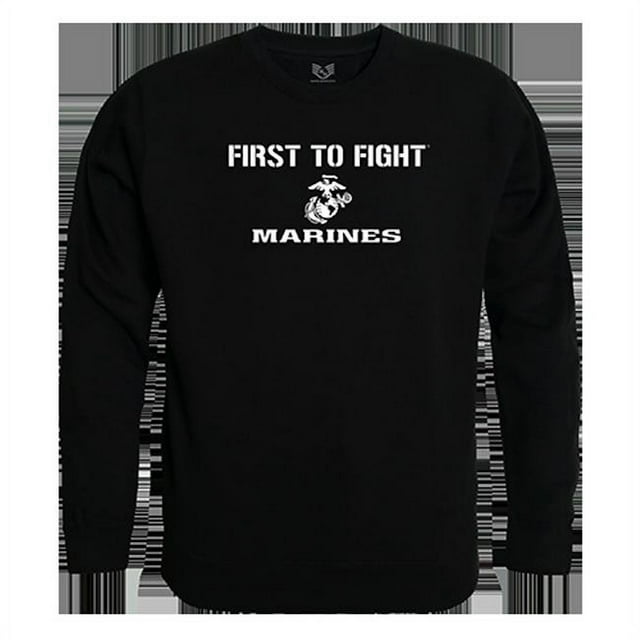 Rapid Dominance RS3-M01-BLK-04 Première 1 Graphique Sweat-Shirt Col Rond&44; Noir - Extra Large