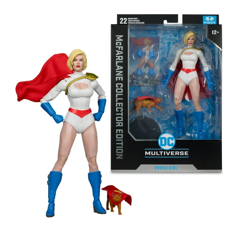 マクファーレントイズ　パワーガール フィギュア　DCマルチバース McFarlane Toys, Dc 7in Action Figure - Power Girl + Art Card