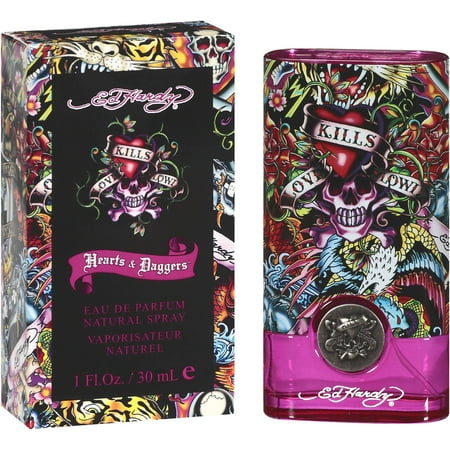 Ed Hardy Hearts & Daggers for Women Eau de Parfum, 1 fl oz