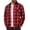 Red Black, variant on COOFANDY Mens Long Sleeve Flannel Shirt Cotton Collared Button Up Shirts Casual Plaid Shirt