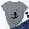 thumbnail image 2 of Camiseta de manga corta con cuello redondo y estampado de jersey suelto de verano para mujer Camiseta/camisa de manga corta con cuello redondo Pompotops hfajkhk141853, 2 of 7