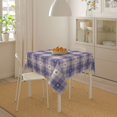 thumbnail image 4 of Wukai Heart Check Plaid Waterproof Tablecloth for Kitchen Dining, Fits Square Tables for 2-4 Seats -60"x60", 4 of 7