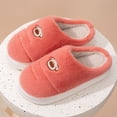 thumbnail image 2 of FRSASU Women Slippers Women'S House Slippers Slip-On Anti-Skid Bear Indoor Shoes Snow Slippers Red 7.5(40), 2 of 6