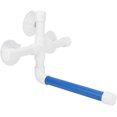 thumbnail image 1 of ZHAOCHENG Perca con ventosa para loros, percha de plástico para pájaros, soporte de ducha, plataforma para mascotas con ventosas (color azul y blanco), 1 of 5