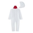 thumbnail image 3 of Disfraz de muñeco de nieve para niños y niñas, disfraz navideño de hombre de nieve, trajes de juego de rol para fiesta de Navidad, 3 of 5