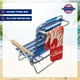 thumbnail image 5 of Tommy Bahama Silla de playa tipo mochila plegable clásica de 5 posiciones, aluminio, rayas rojas, blancas y azules, 5 of 5