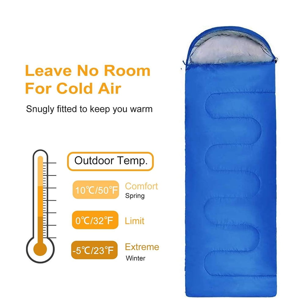 Camping Sleeping Bag Lightweight &Waterproof,Camping Sleeping Bag Indoor & Outdoor for Adults & Kids
