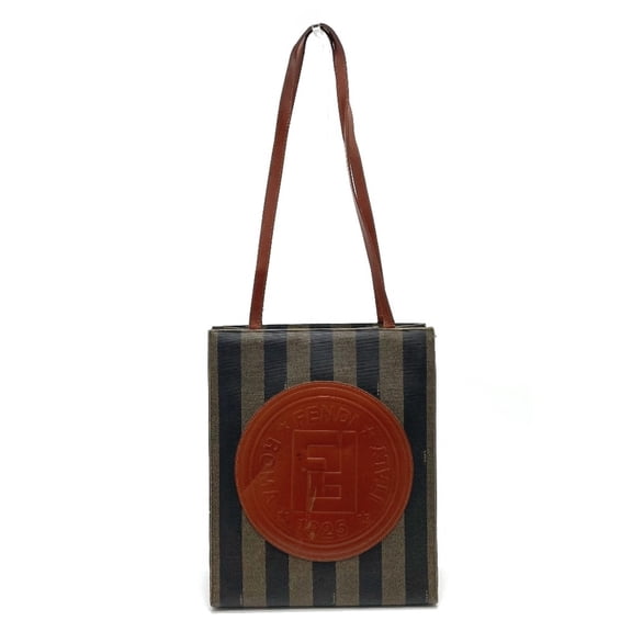 Pre-Owned Fendi Pecan bag tote shawl Shoulder Bag Brown (Fair)