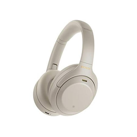 Restored Sony WH-1000XM4 Wireless Industry Leading Noise Canceling Overhead Headphones with Mic for Phone-Call and Alexa Voice Control Silver (Refurbished)