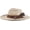Ivory, variant on Brim Fedora Hat for Men Women Felt Boho Suede Panama Hats M-L