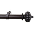 thumbnail image 4 of Urbanest Adjustable Single Curtain Rod Set Bishop Finials – 1 - Inch Diameter, With Pewter Rod, 28–48 Inches, 4 of 4