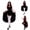 Halloween Costumes Black, variant on HOWPAY Halloween Dresses For Women Gothic Swallow Tail Dress Vampire Bride Style Vintage Dark Fancy Outfit For Cosplay Masquerade Wedding Theme Party Halloween Costumes L