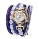 thumbnail image 1 of Reloj de pulsera Sunnimix de cristal para mujer Azul, 1 of 6