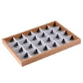 thumbnail image 1 of Bandejas de joyería apilables Soporte de escaparate Bandeja de exhibición de joyería Bandeja de cajón de joyería de terciopelo Estuche de almacenamien 24 rejillas Fernando Caja de almacenamiento de joyas, 1 of 8