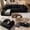 BLACK, variant on 108" Modular Sectional Sofa, L-Shaped Cloud Couch with 59" Extra-Deep Chaise, 75D Memory Foam, Boneless Plush Corduroy Sofa, No Assembly, Black