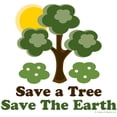 thumbnail image 3 of CafePress - Save A Tree Save The Earth Large Mug - 15 oz Ceramic Large White Novelty Mug, 3 of 4