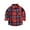 Red, variant on Wxirdiow Toddler Boy Flannel Shirt Little Kids Baby Boy Girl Long Sleeve Button Down Plaid Shirts Fall Winter Flannel Shacket Jackets Tops Red Size,5-6 Years
