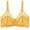 *1-Yellow, variant on VBVC Women's Breathable Sheer Mesh Bra,Adjustable Full Coverage Bra For Women,Ladies See Through Everyday Lingerie,White,Size XL