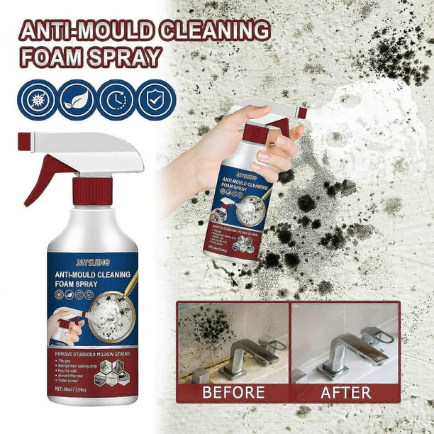 Spray Antimoho, Limpiador de Moho, Espuma Limpiadora Antimoho, Potente ...