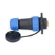 thumbnail image 3 of Conector de alimentación impermeable IP68, enchufe de aviación de 4 agujeros, cuadrado, macho y hembra, 380V, 10A, SP28, 3 of 8