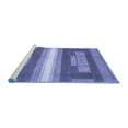 thumbnail image 2 of Ahgly Company Machine Washable Indoor Rectangle Abstract Blue Modern Area Rugs, 2' x 3', 2 of 4